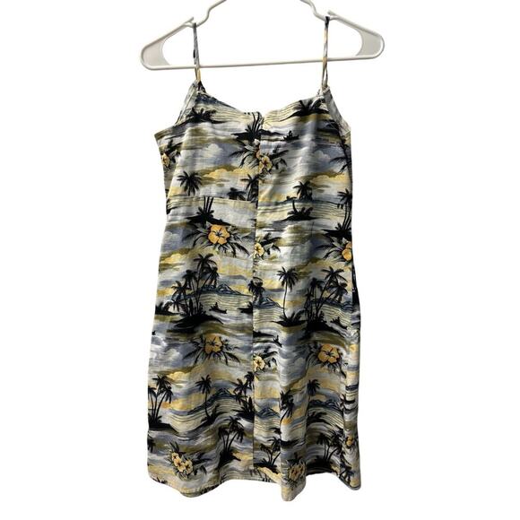 Vintage Walt Disney World Hawaiian Print Tank Dress Size L - Picture 4 of 5
